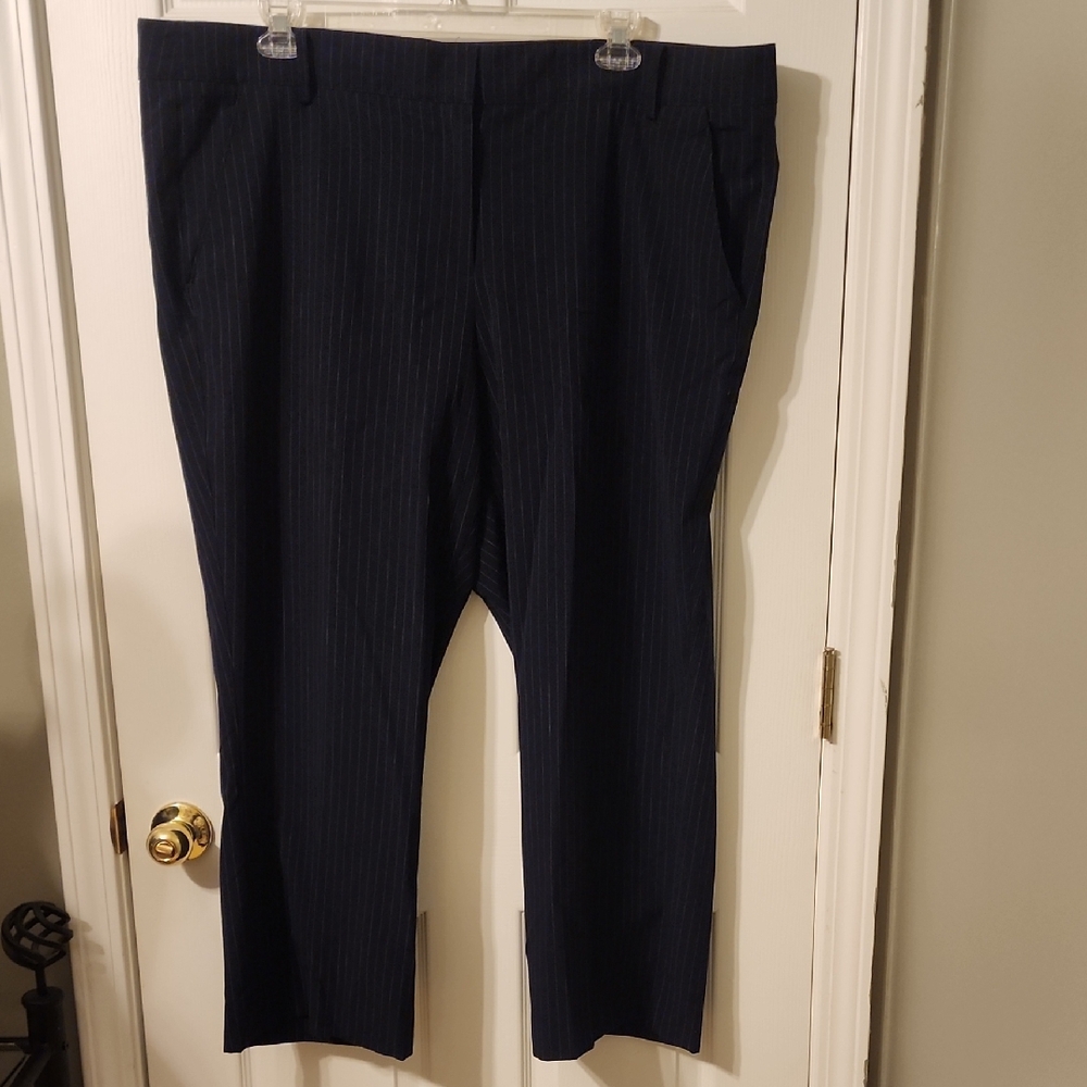 Navy Pinstripe Dress Pants Size 24